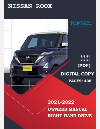 nissan roox 2021-2022 owners manual in english